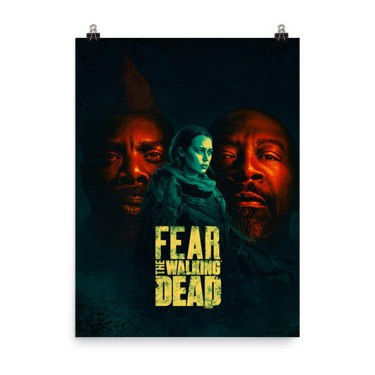 Fear The Walking Dead Season 7B Key Art Premium Satin Poster