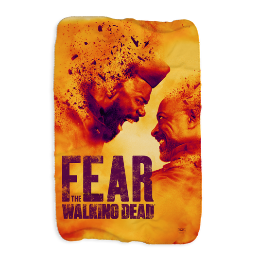 Fear The Walking Dead Season 7 Key Art Sherpa Blanket