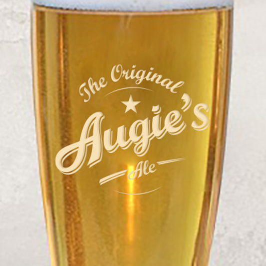 Fear The Walking Dead Augie's Ale Laser Engraved Pilsner Glass