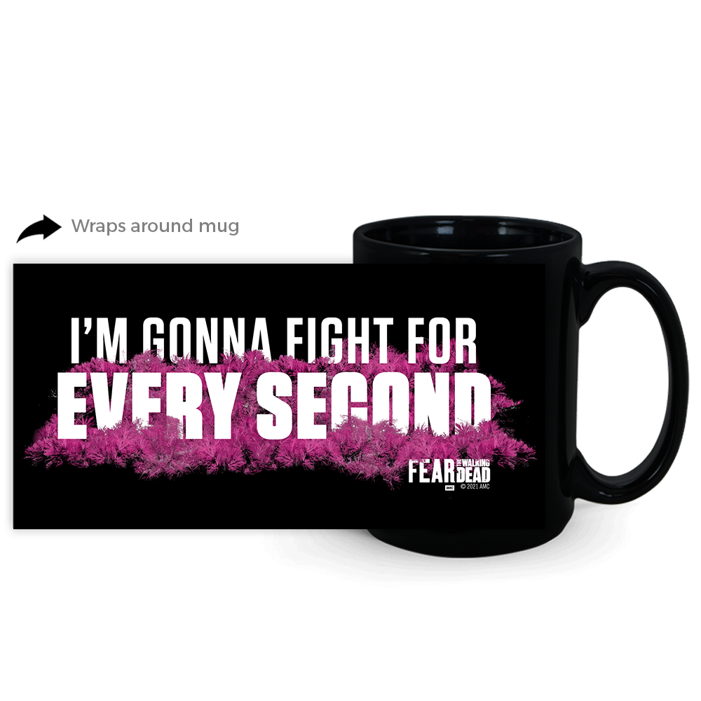 Fear The Walking Dead Fight For Every Second Black Mug