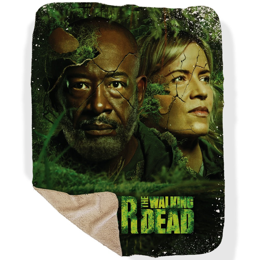 Fear The Walking Dead Season 8A Key Art Sherpa Blanket