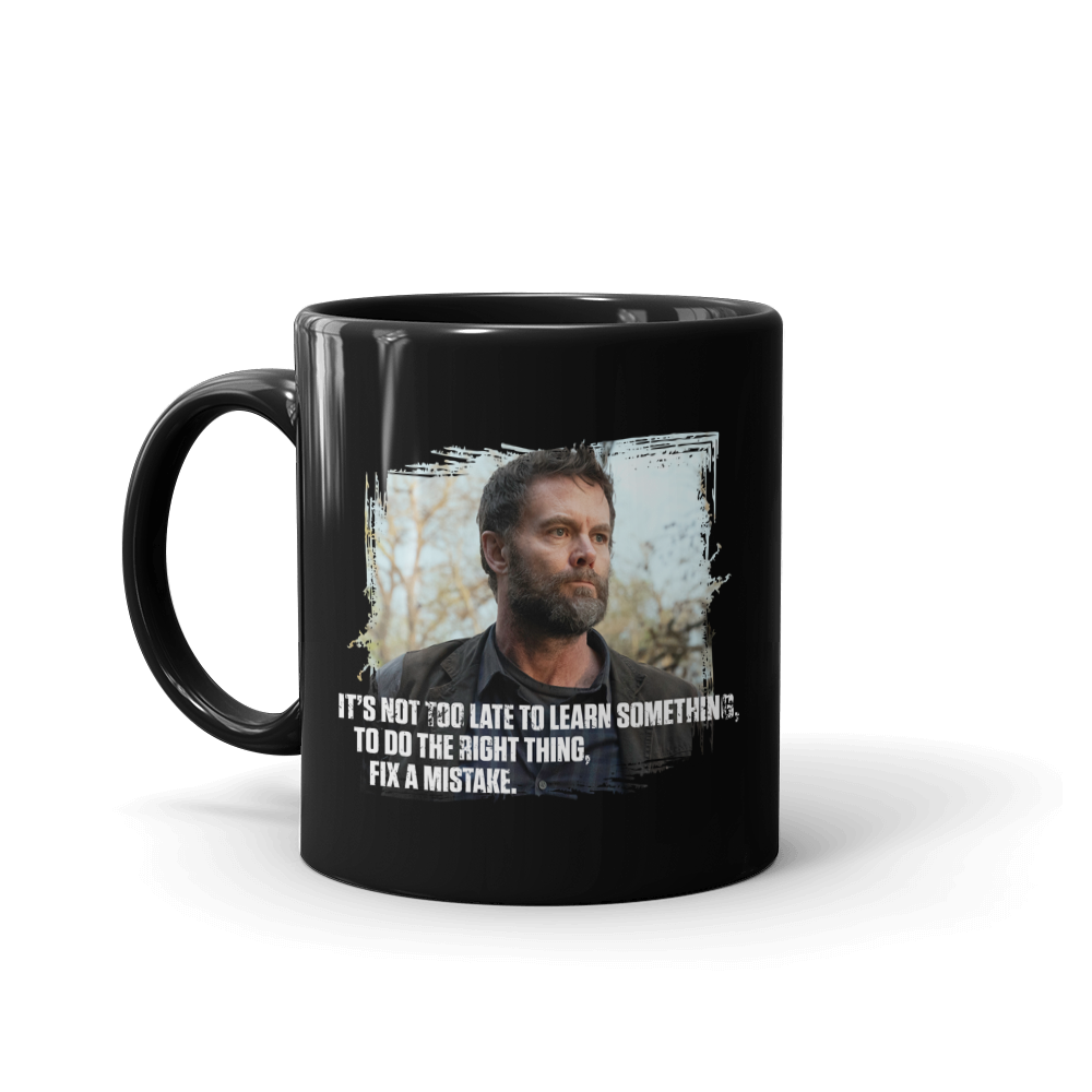 Fear The Walking Dead John Not Too Late Black Mug