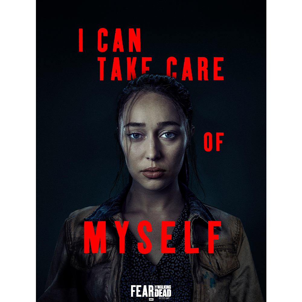 Fear The Walking Dead Season 6 Alicia Quote Metal Sign