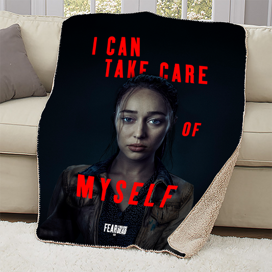 Fear The Walking Dead Season 6 Alicia Quote Sherpa Blanket