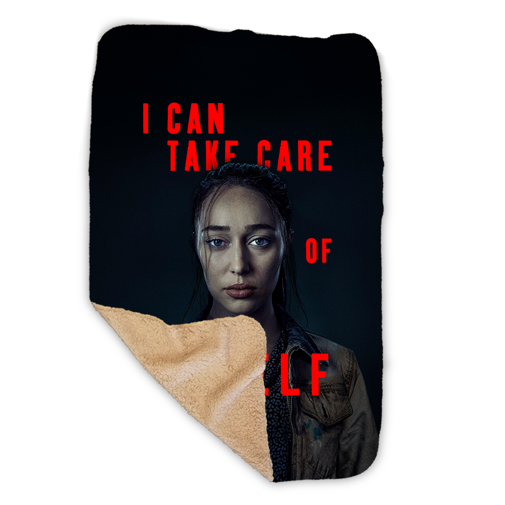Fear The Walking Dead Season 6 Alicia Quote Sherpa Blanket