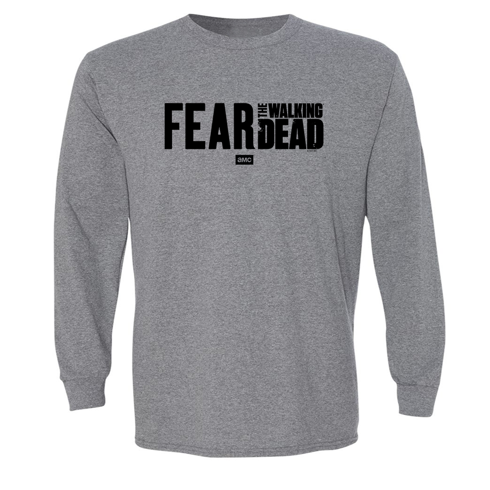 Fear The Walking Dead Season 6 Logo Adult Long Sleeve T-Shirt