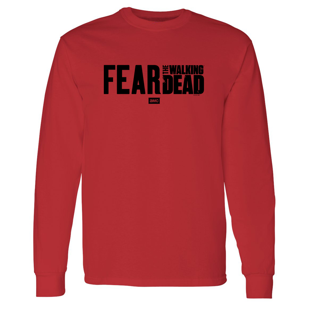 Fear The Walking Dead Season 6 Logo Adult Long Sleeve T-Shirt
