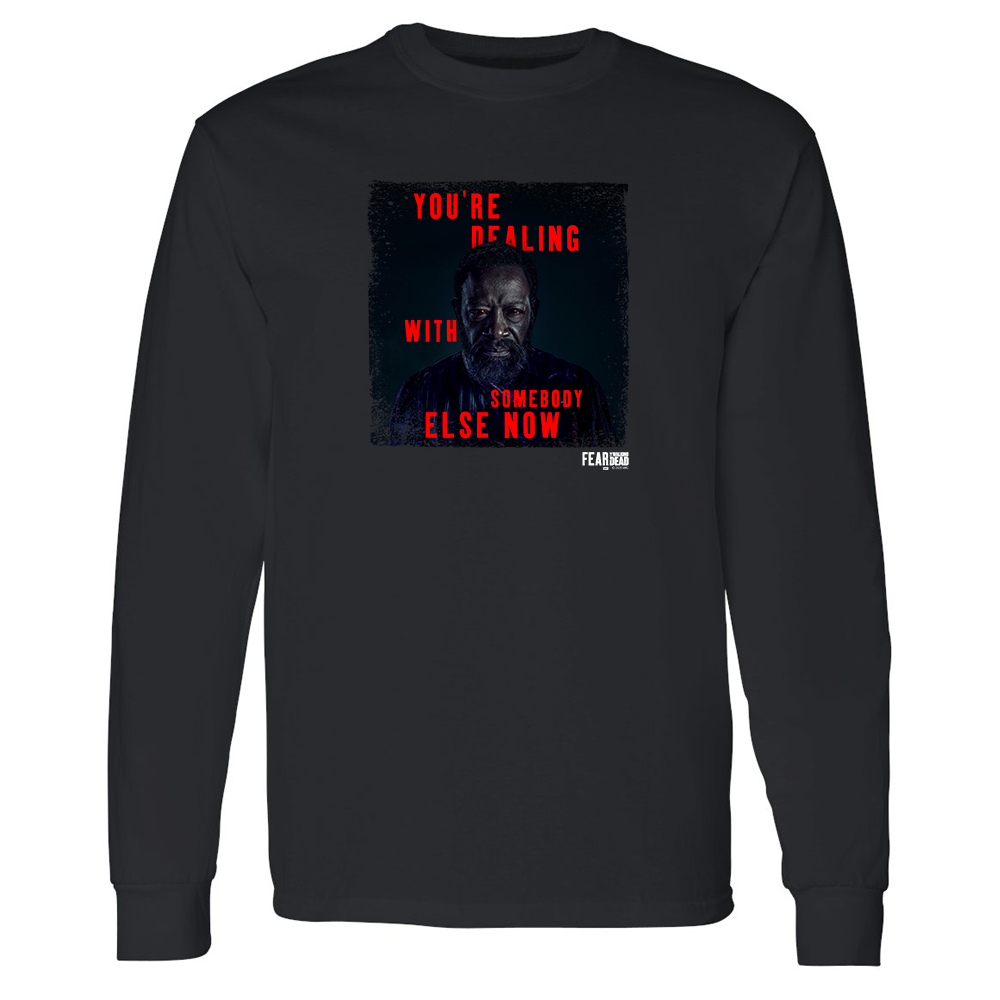 Fear The Walking Dead Season 6 Morgan Quote Adult Long Sleeve T-Shirt