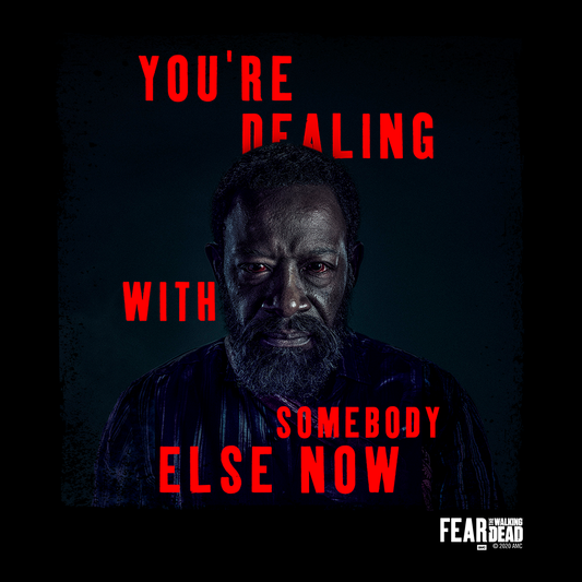 Fear The Walking Dead Season 6 Morgan Quote Adult Short Sleeve T-Shirt