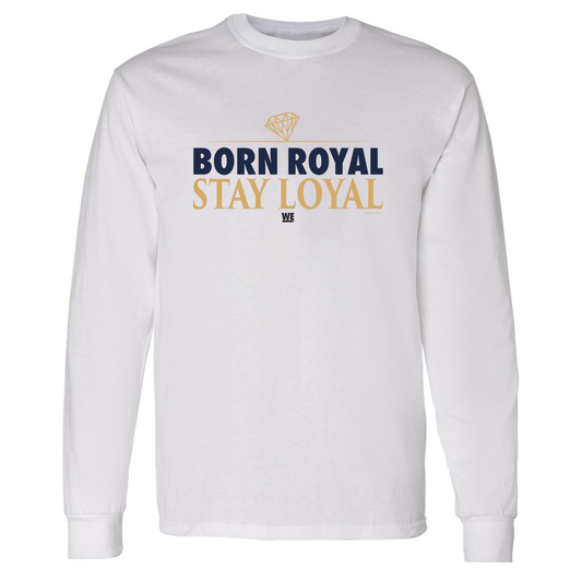Growing Up Hip Hop Born Royal Adult Long Sleeve T-Shirt