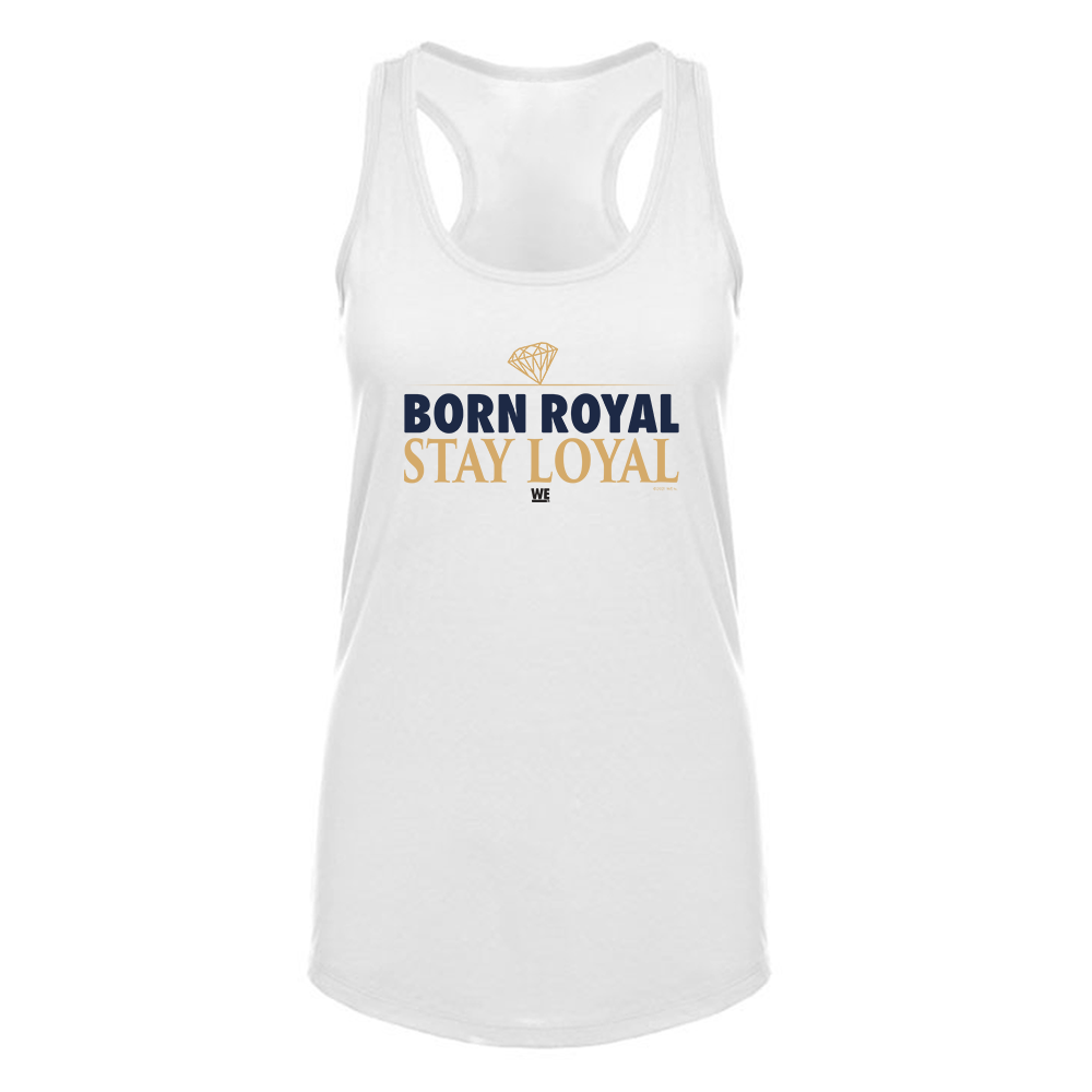 Growing Up Hip Hop Born Royal Women's Racerback Tank Top