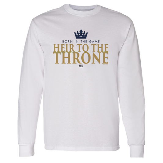 Growing Up Hip Hop Heir To The Throne Adult Long Sleeve T-Shirt
