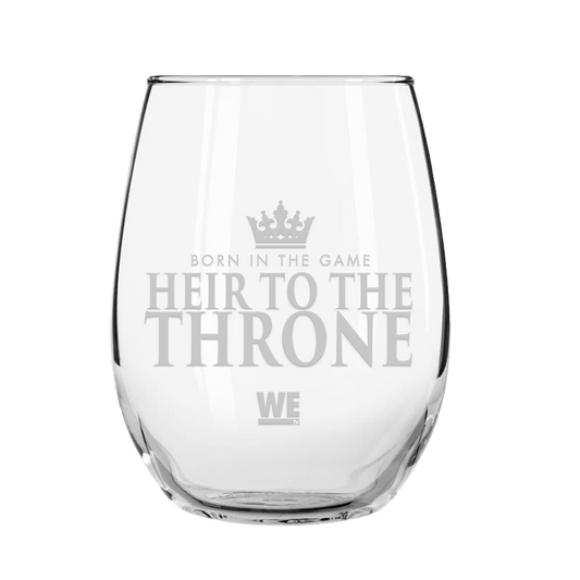 Growing Up Hip Hop Heir To The Throne Laser Engraved Stemless Wine Glass