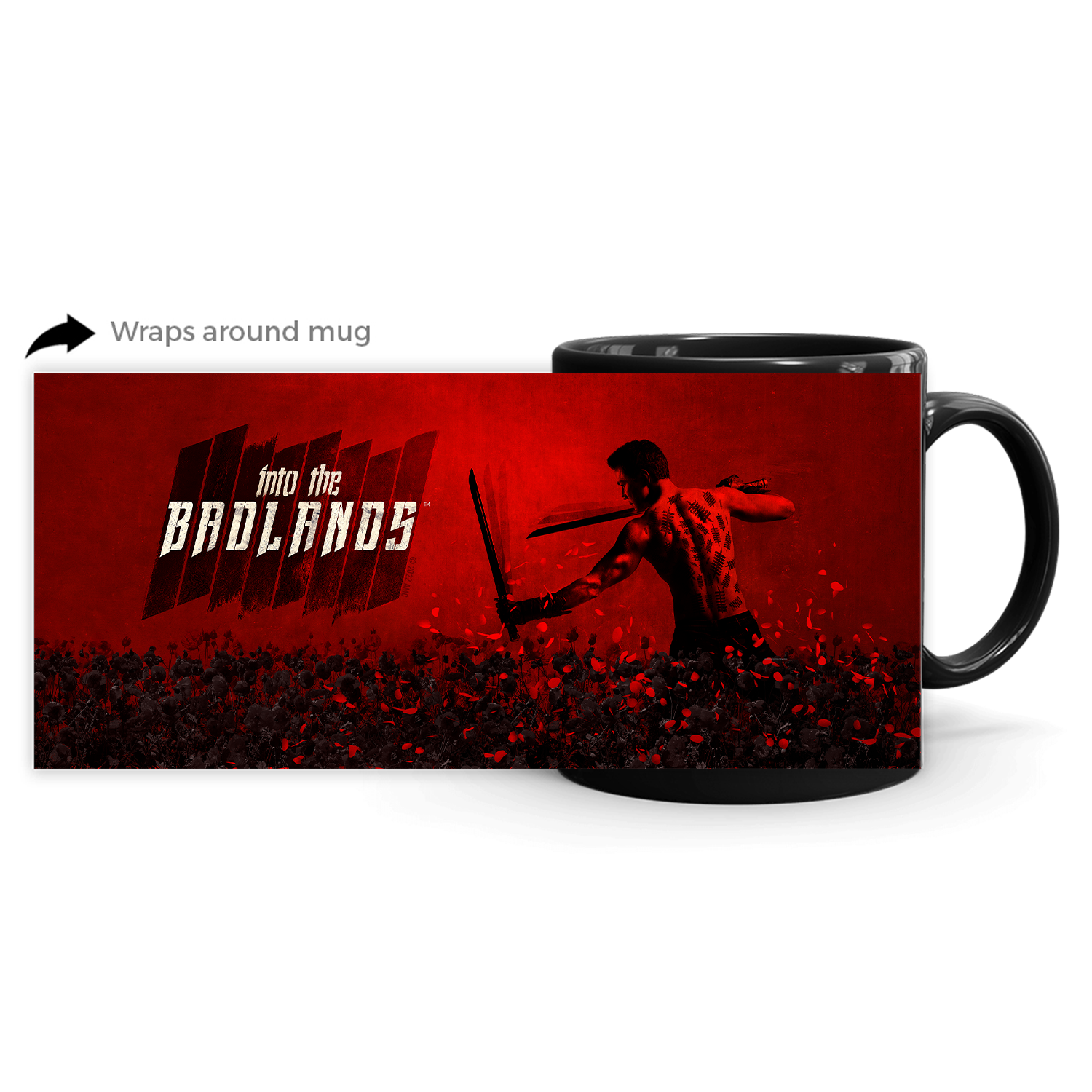 Into The Badlands Season 1 Art Black Mug