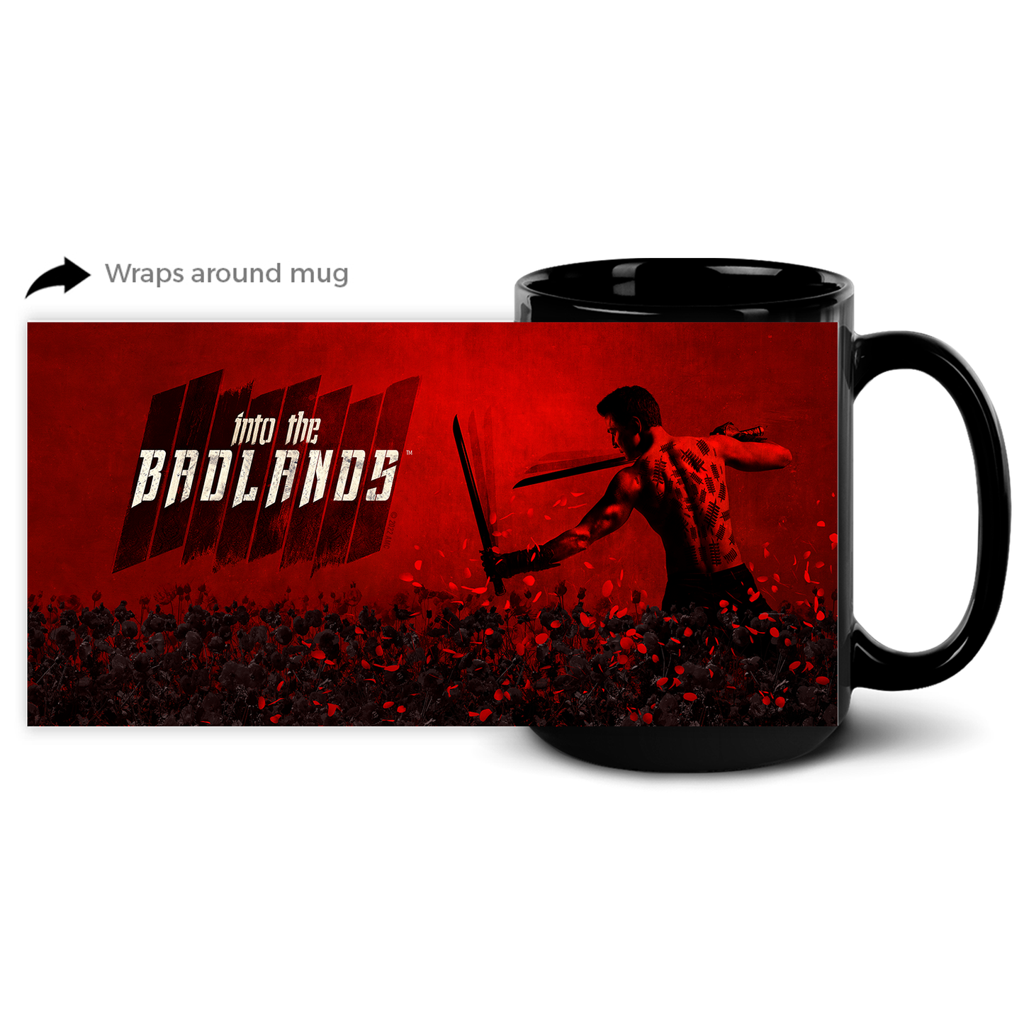 Into The Badlands Season 1 Art Black Mug