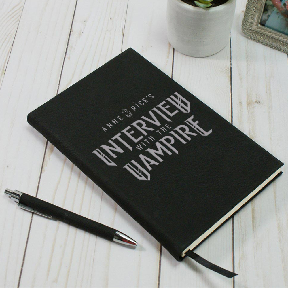 Anne Rice's Interview With The Vampire Logo Leather Journal