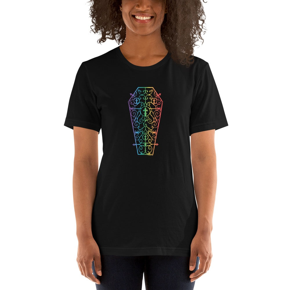 Anne Rice's Interview With The Vampire Love Rainbow Coffin Adult T-Shirt