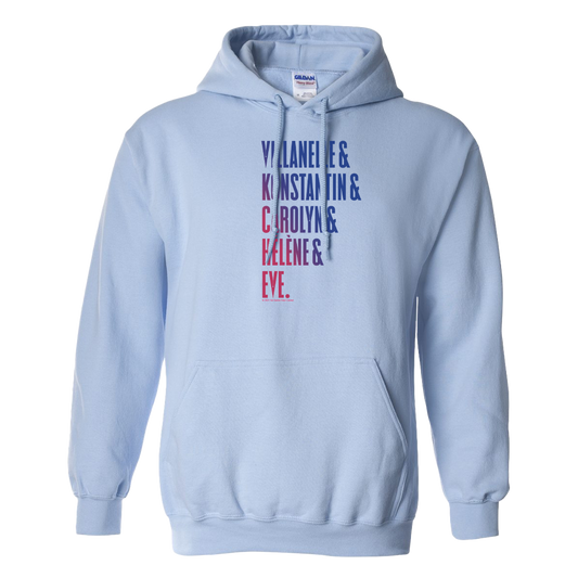 Killing Eve Characters Fleece Hooded Sweatshirt