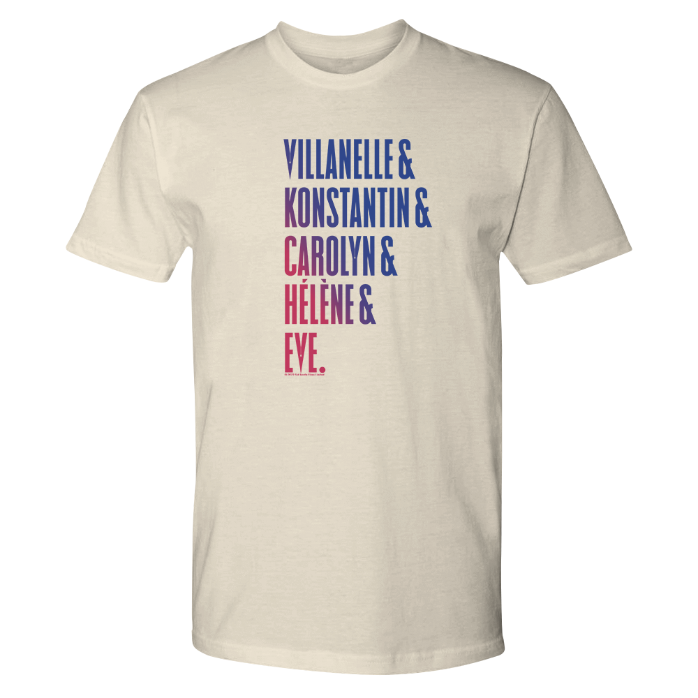 Killing Eve Characters Adult Short Sleeve T-Shirt