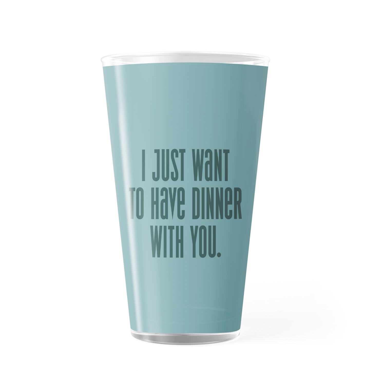 Killing Eve Dinner With You 17 oz Pint Glass