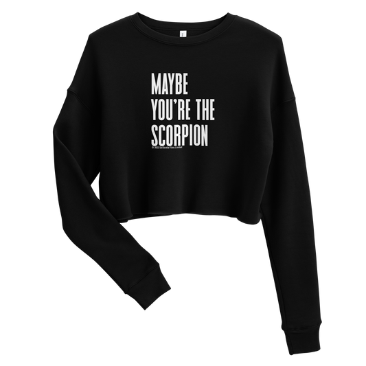 Killing Eve The Scorpion Women's Fleece Crop Sweatshirt