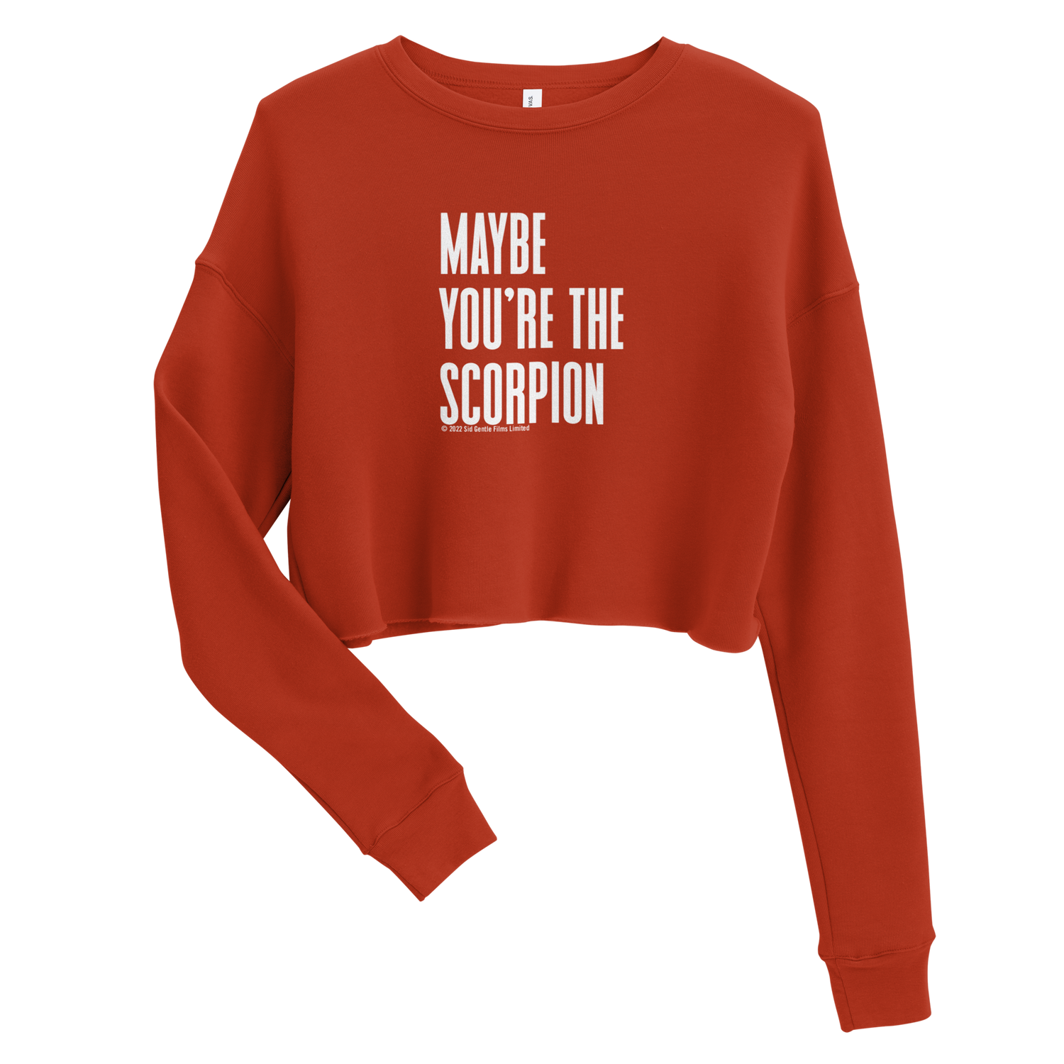Killing Eve The Scorpion Women's Fleece Crop Sweatshirt