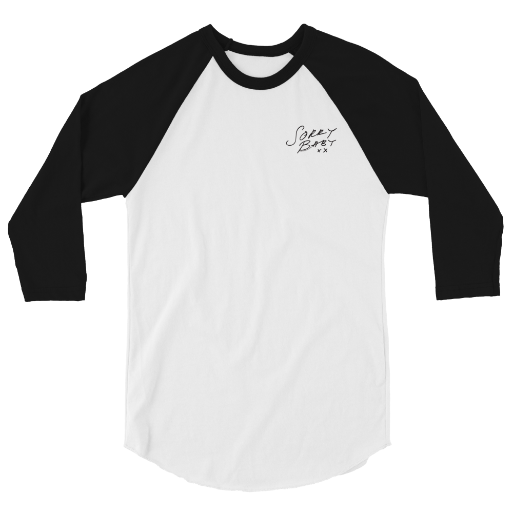 Unisex 3/4 Sleeve Baseball Tee