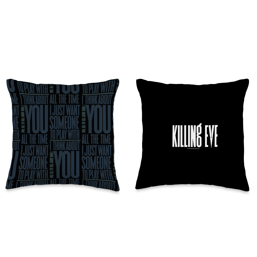 Killing Eve Think About You Throw Pillow