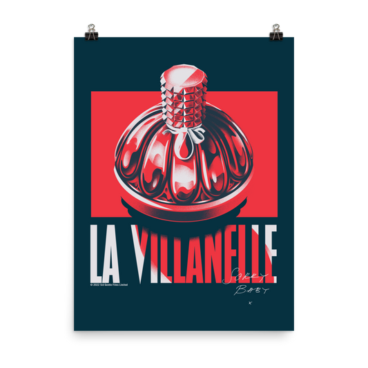 Killing Eve La Villanelle Premium Satin Poster