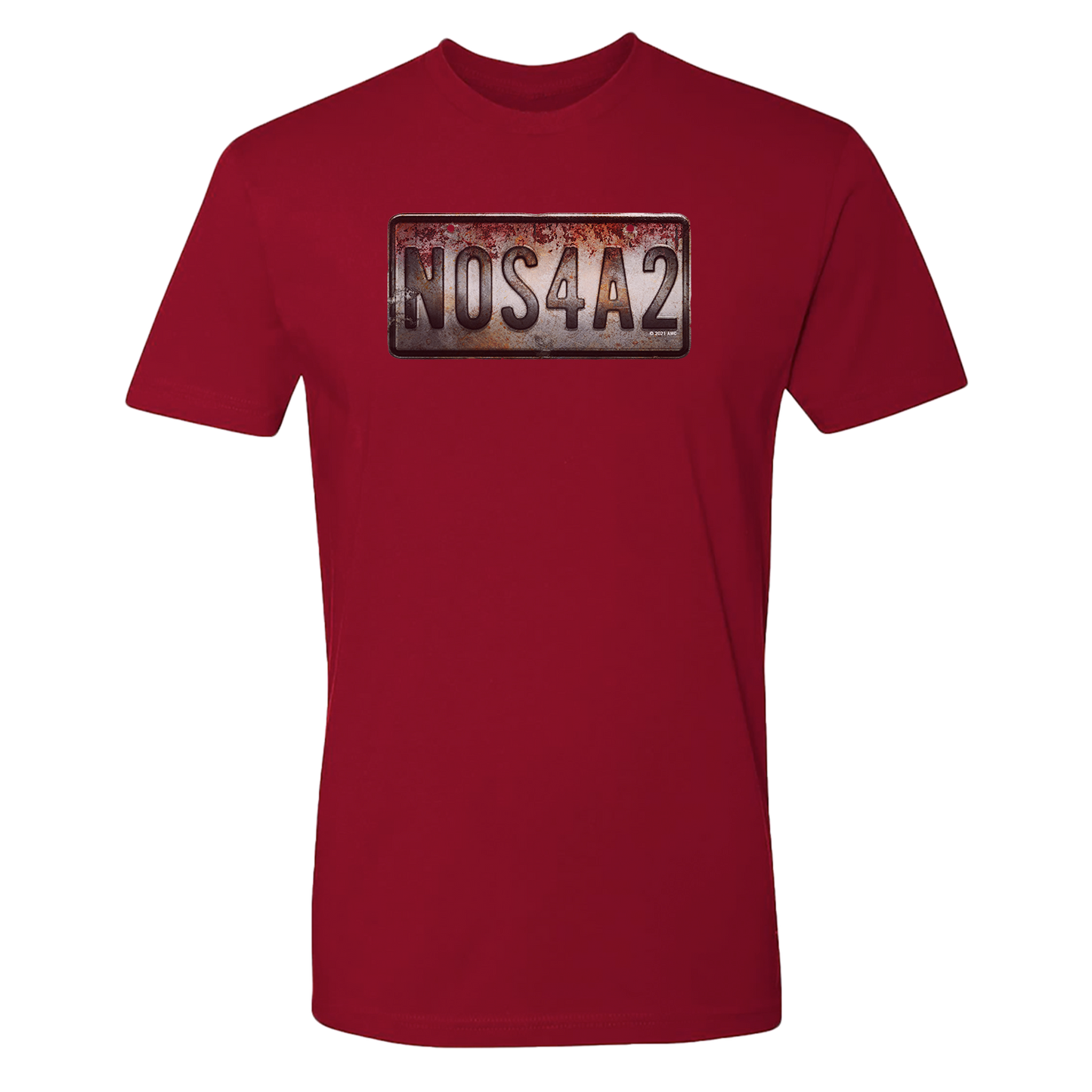 NOS4A2 License Plate Adult Short Sleeve T-Shirt