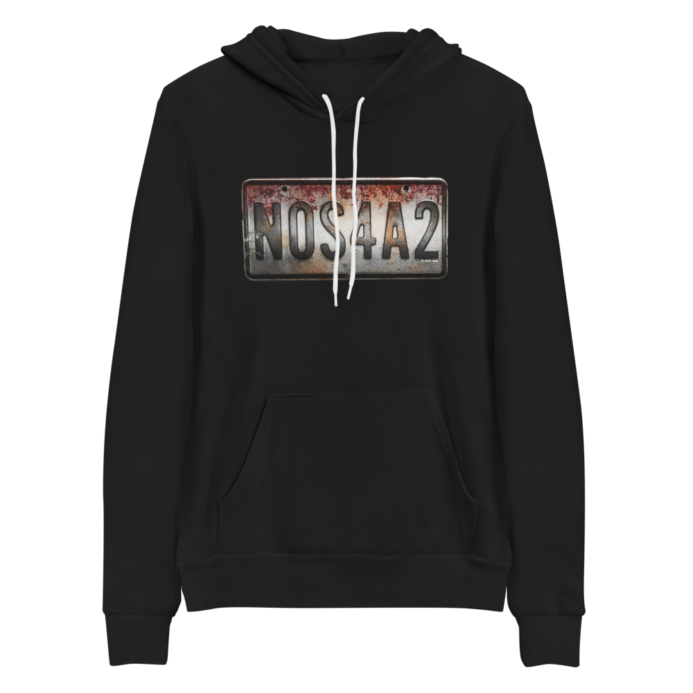 NOS4A2 License Plate Adult Fleece Hooded Sweatshirt