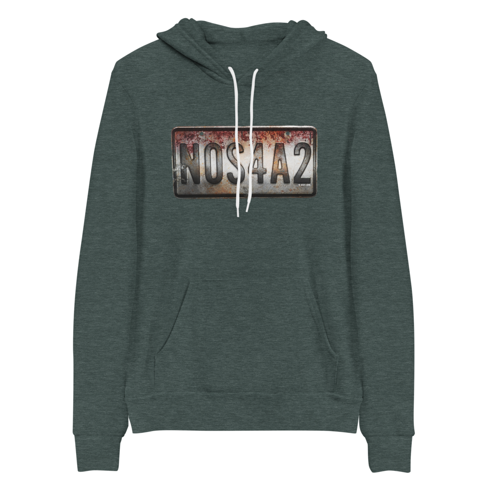 NOS4A2 License Plate Adult Fleece Hooded Sweatshirt