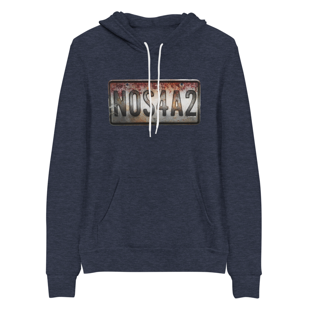 NOS4A2 License Plate Adult Fleece Hooded Sweatshirt
