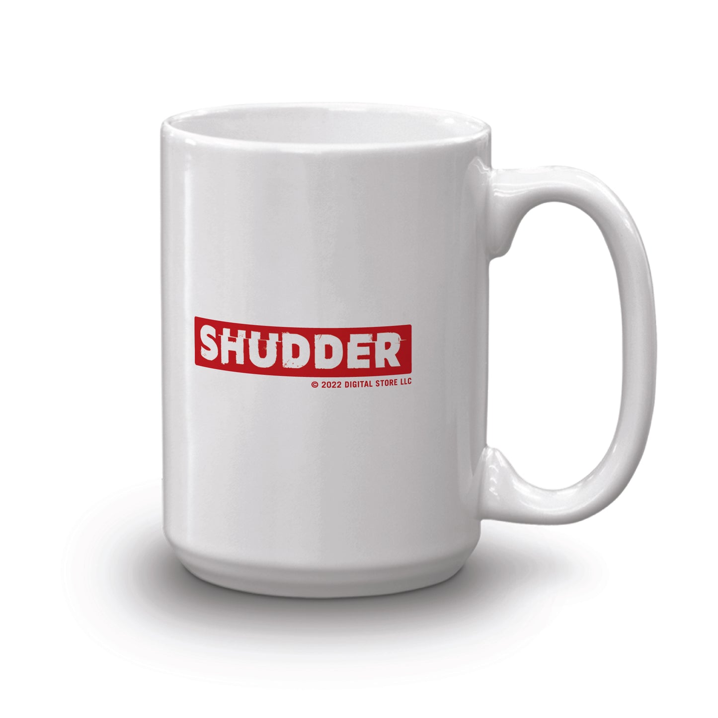 Bottom base view of the Shudder ceramic mug showing smooth glazed finish