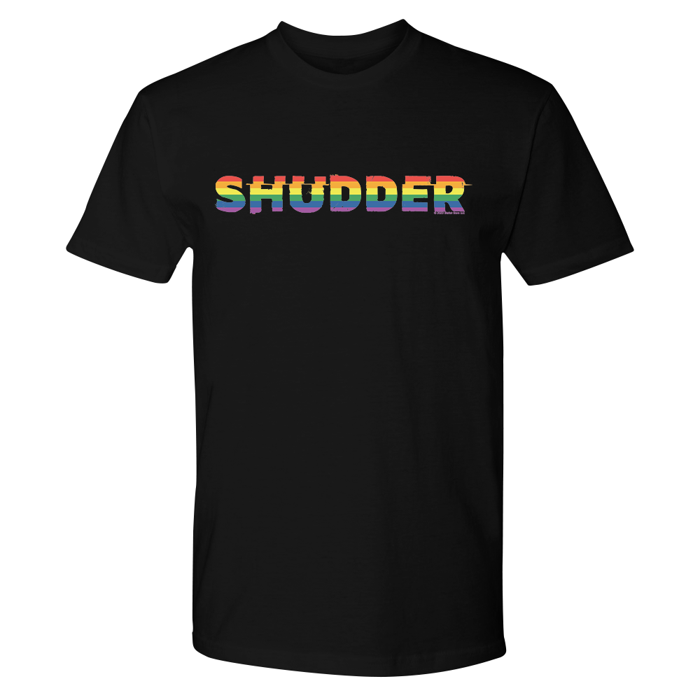 Shudder Pride Logo Adult Short Sleeve T-Shirt