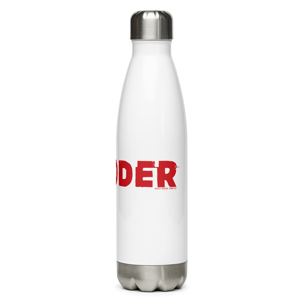 Shudder Logo Stainless Steel Water Bottle