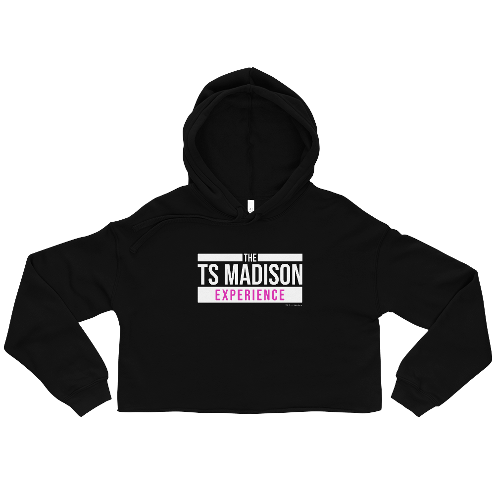 The TS Madison Experience Logo Women's Fleece Crop Hooded Sweatshirt