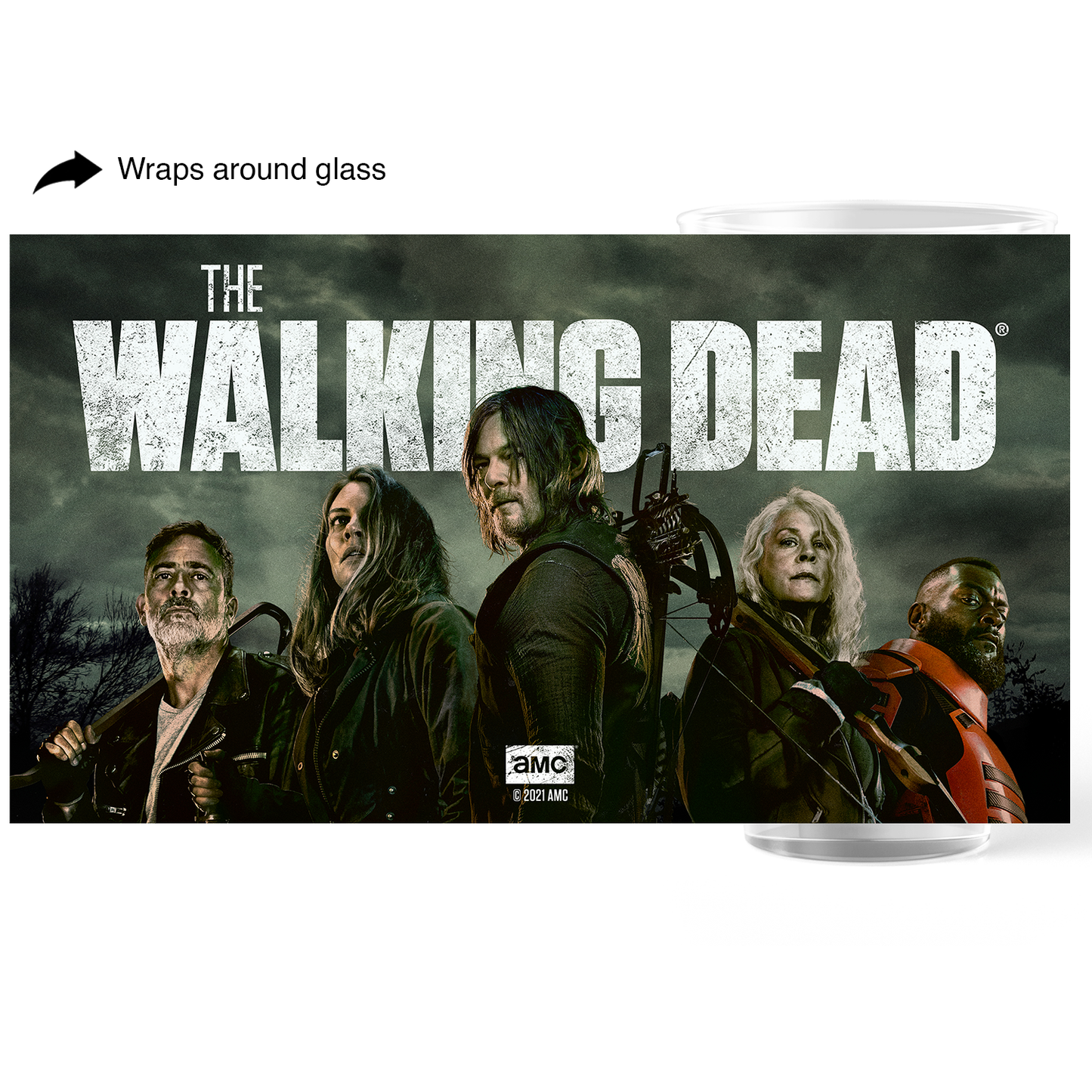 The Walking Dead Season 11A Key Art 17 oz Pint Glass