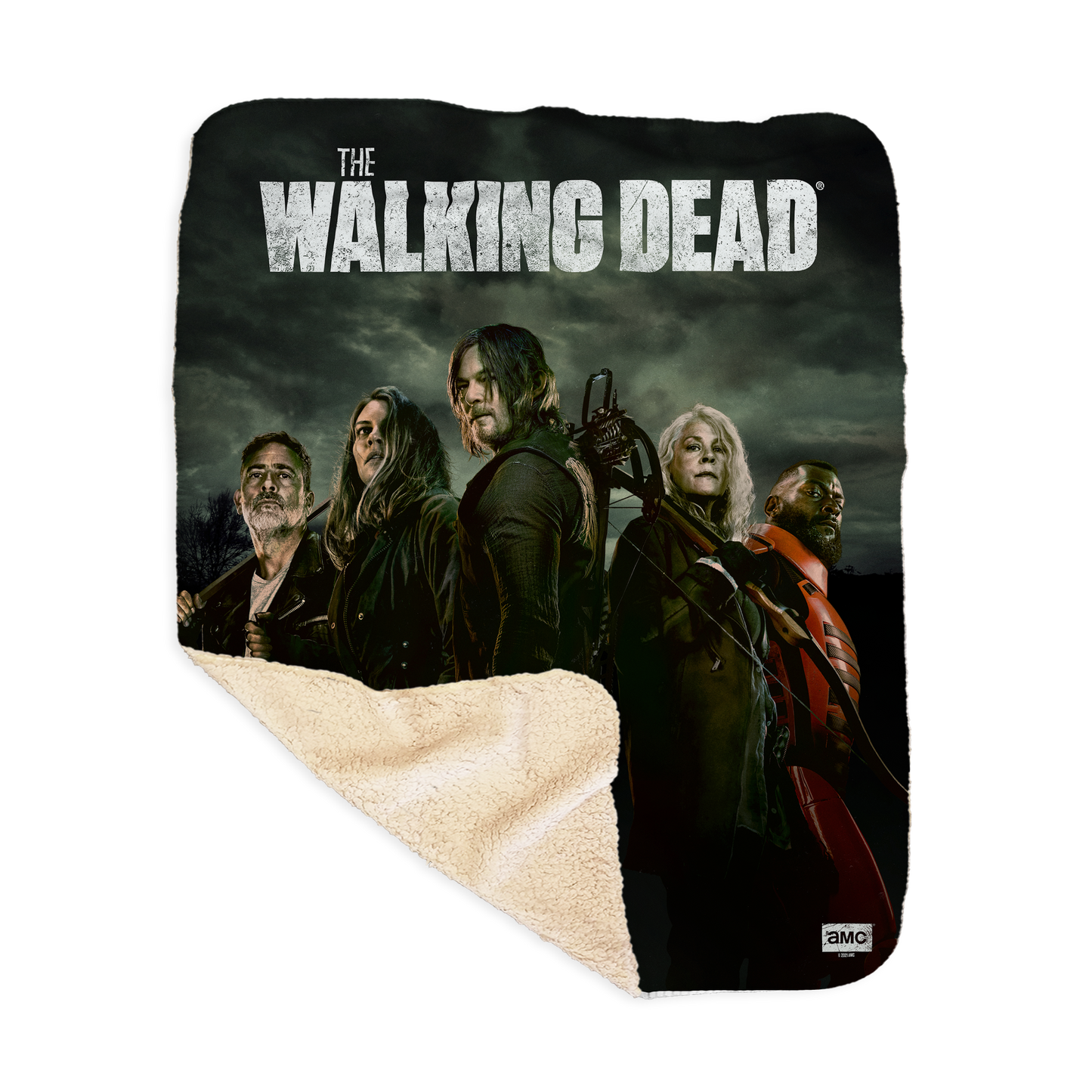 The Walking Dead Season 11A Key Art Sherpa Blanket