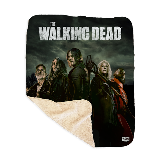 The Walking Dead Season 11A Key Art Sherpa Blanket
