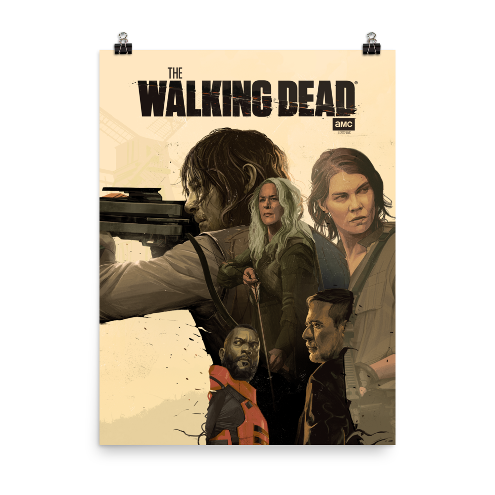 The Walking Dead Season 11B Key Art Premium Satin Poster
