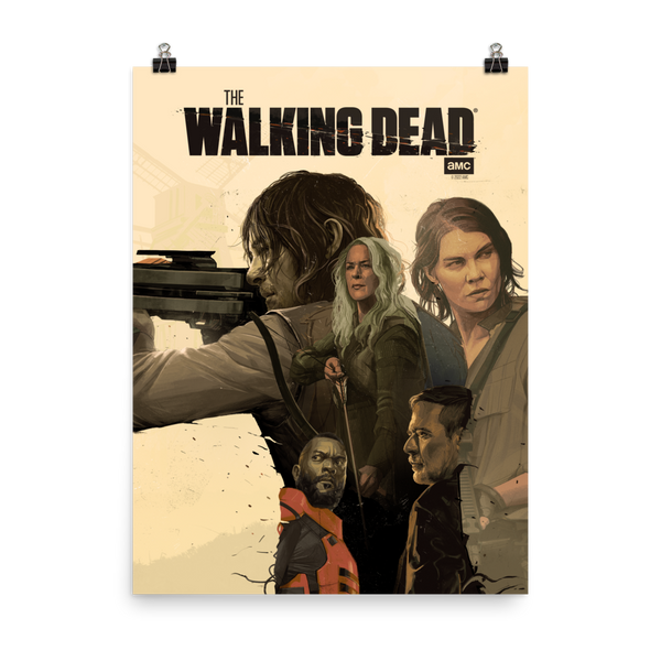 OFFICIAL AMC THE WALKING DEAD SEASON 11 KEY ART GEL CASE FOR