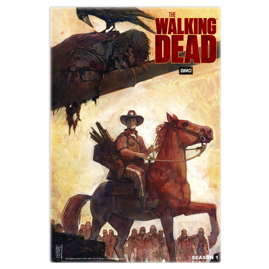 11 WEEKS OF TWD – SEASON 1 BY ALEX MALEEV – Premium Gallery Wrapped Canvas-2