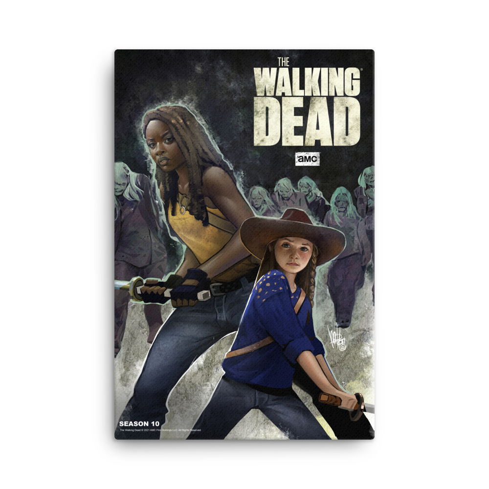 11 Weeks of TWD – Season 10 by Mel Milton Premium Gallery Wrapped Canvas
