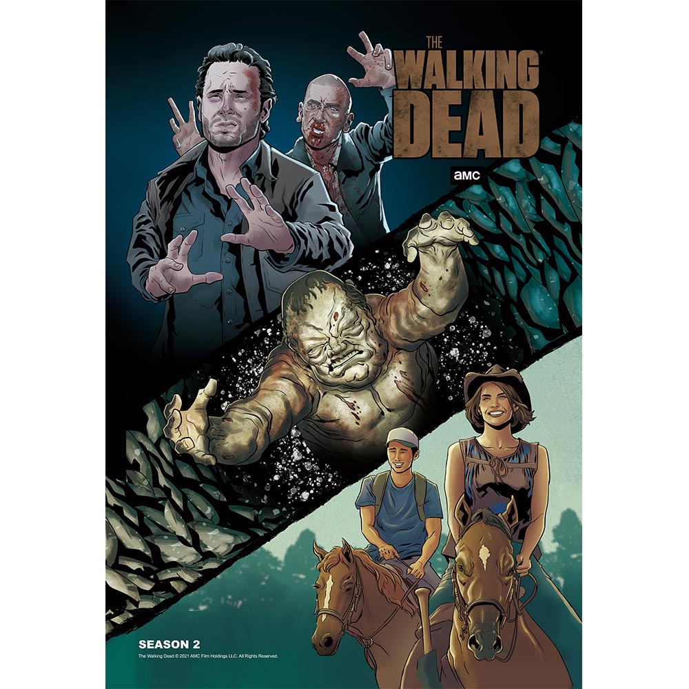 11 Weeks of TWD – Season 2 by Will Sliney & Dee Cunniffe Premium Gallery Wrapped Canvas