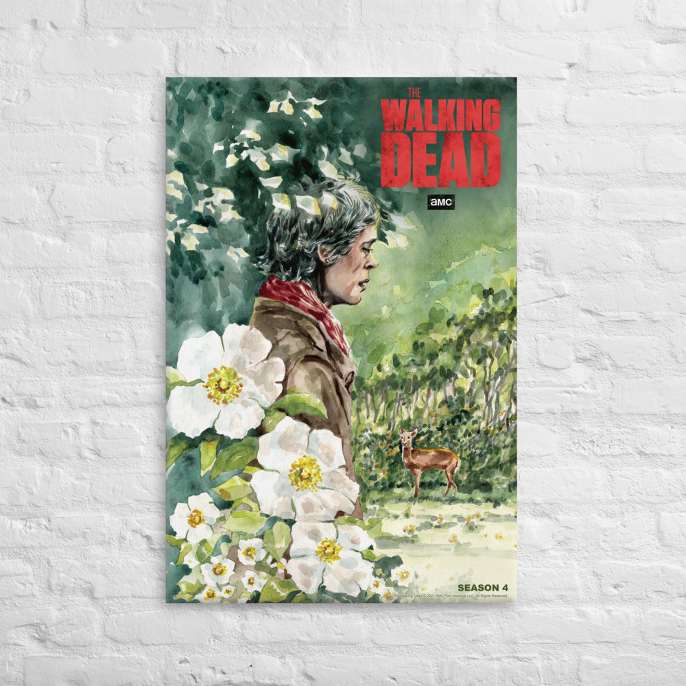 11 Weeks of TWD – Season 4 by Christine Norrie Premium Gallery Wrapped Canvas