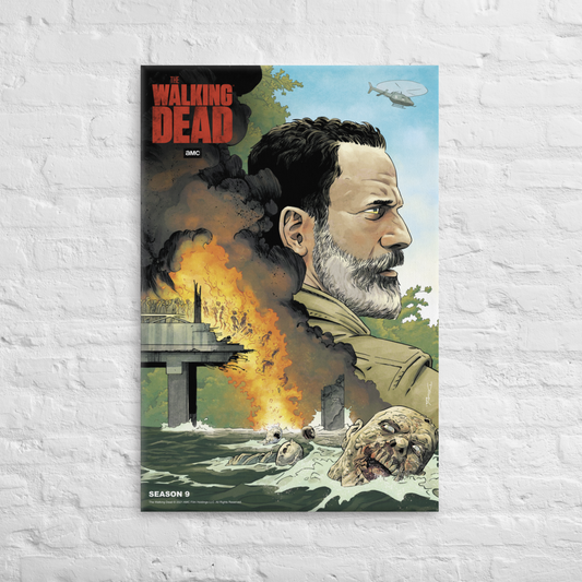 11 Weeks of TWD – Season 9 by Declan Shalvey Premium Gallery Wrapped Canvas