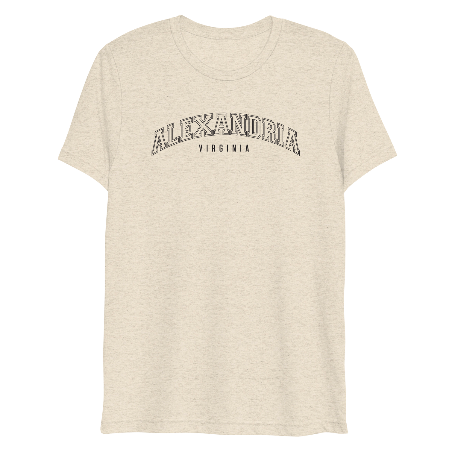 The Walking Dead Alexandria Collegiate Adult Tri-Blend T-Shirt