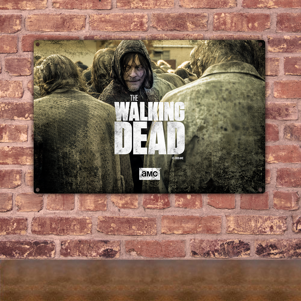 The Walking Dead Daryl Season 10 Finale Metal Sign