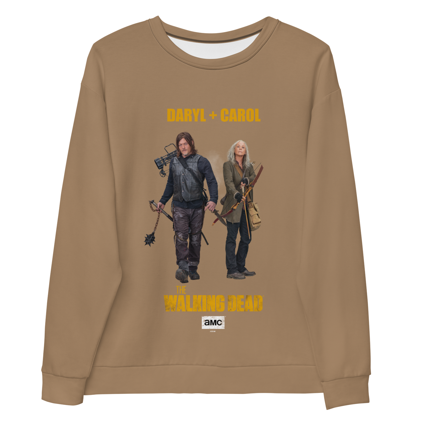 The Walking Dead Daryl + Carol Unisex Crew Neck Sweatshirt